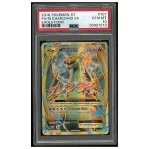 M Charizard EX (101/108) PSA 10 XY Evolutions Full Art ENGLISH | Make an Offer!